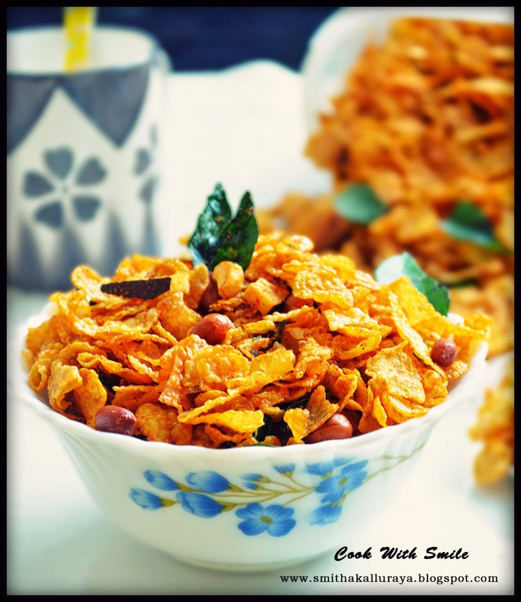 CORNFLAKES CHIVDA / CORNFLAKES MIXTURE RECIPE Cook With Smile