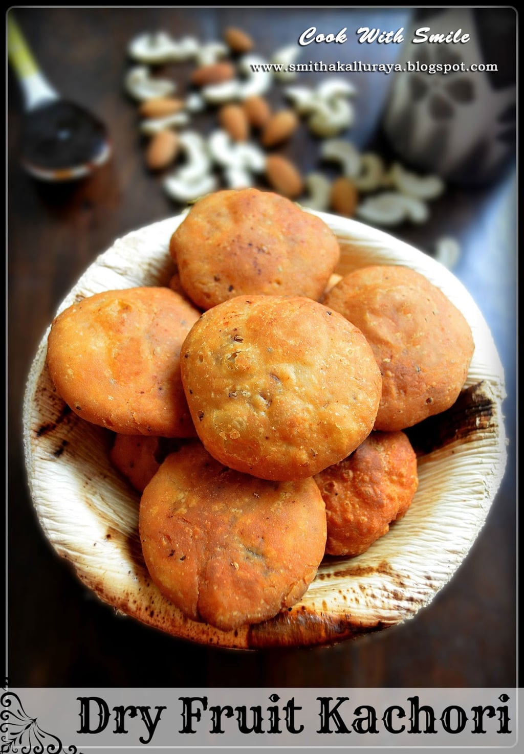 DRY FRUIT KACHORI recipe