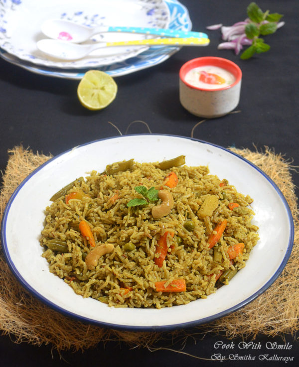 pudina-pulao-recipe pudina pulao recipe