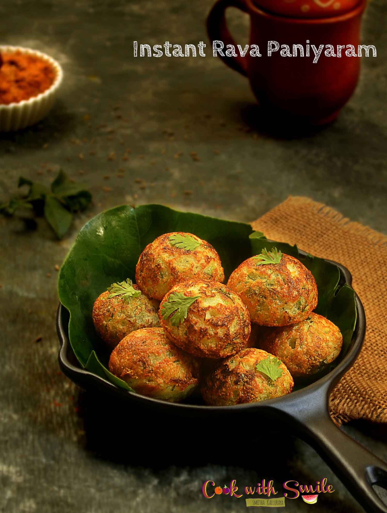 rava paniyaram recipe