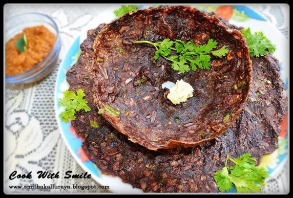 finger millet roti