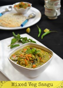 mixed veg sagu ,mixed veg sagu recipe,how to do veg sagu,karntaka style veg saagu