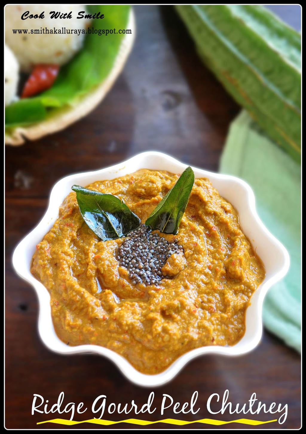 RIDGEGOURD PEEL CHUTNEY