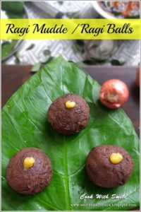 RAGI MUDDE recipe