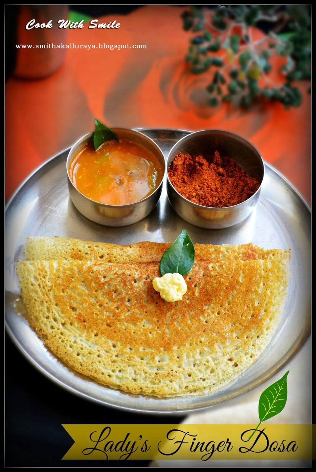 LADY'S FINGER DOSA recipe