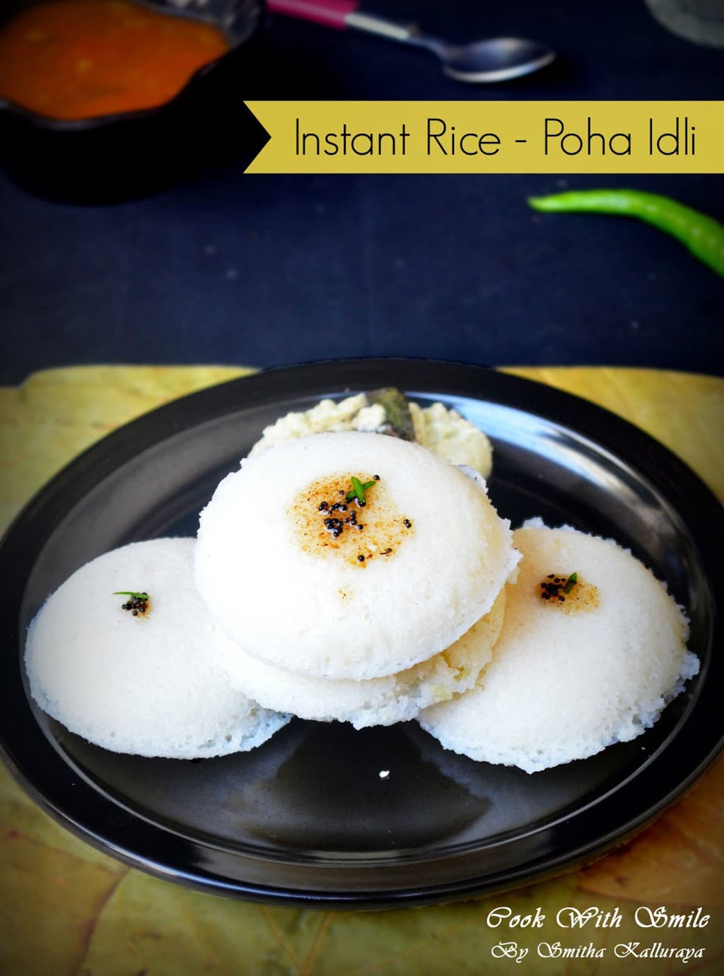 INSTANT RICE IDLI recipe