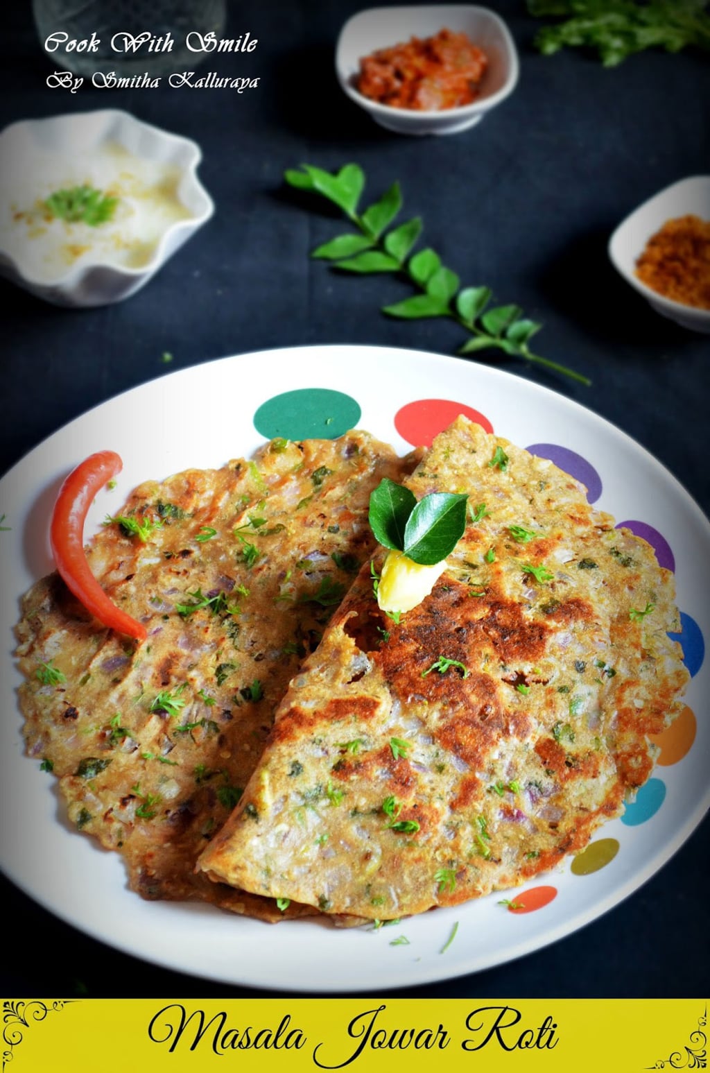 MASALA JOWAR ROTI recipe