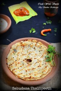 sabudana thalipeeth