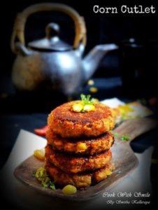 Corn tikki ,corn patties