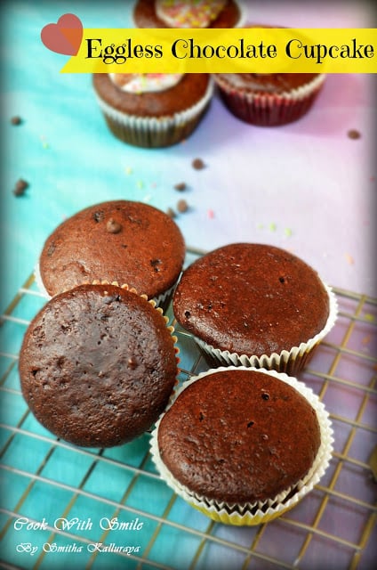 eggless chocolate cup cake recipe