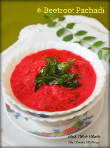 beetroot pachadi recipe