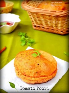 easy recipe for tomato poori