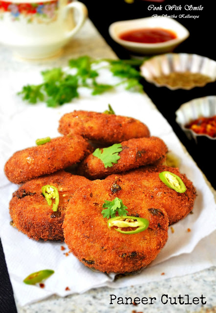 paneer cutlet recipe