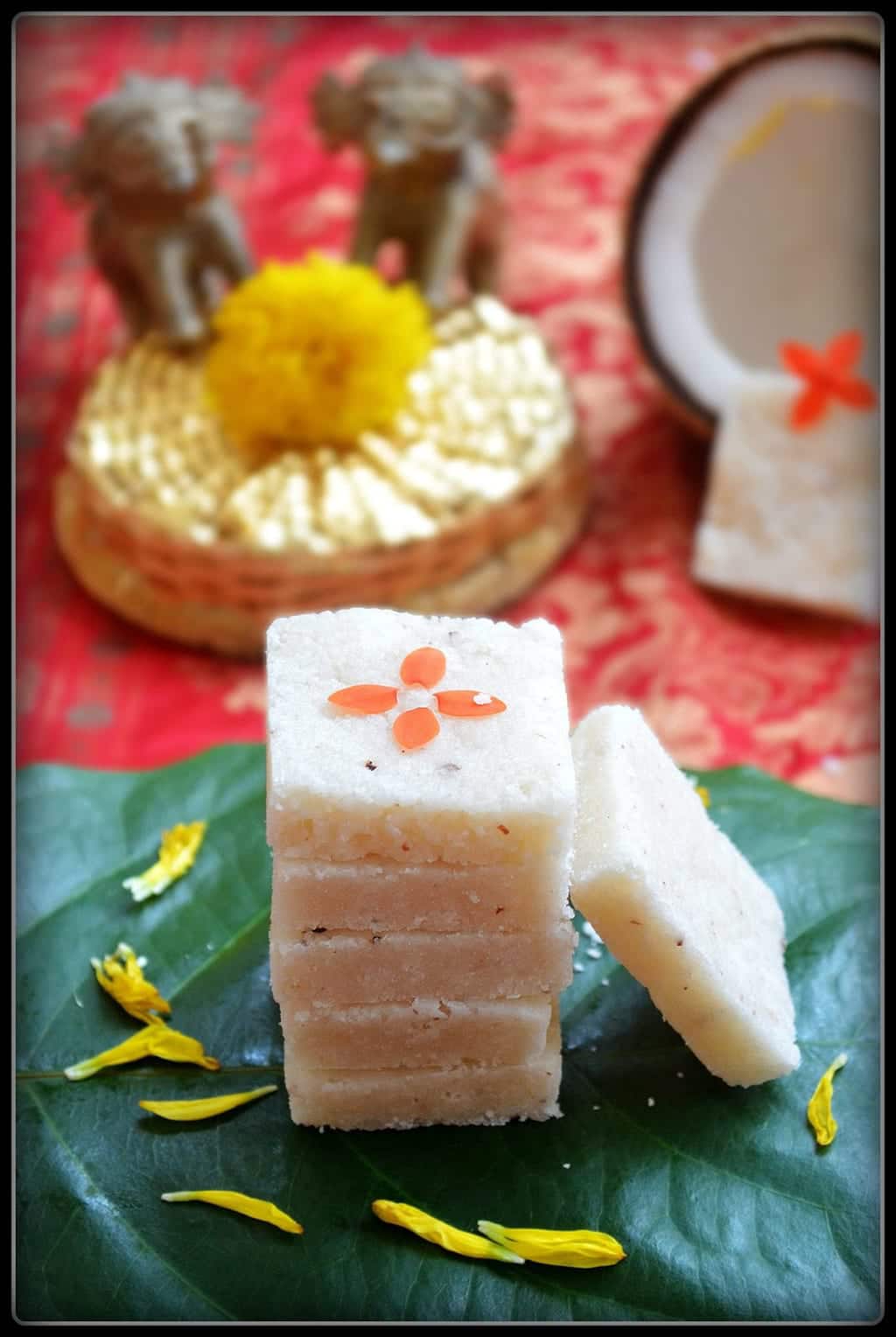 coconut burfi kobbari mitai