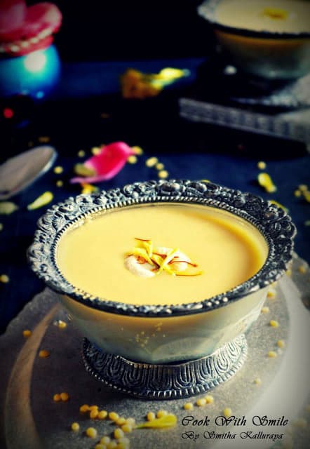 moong dal payasa hesarubele kheer