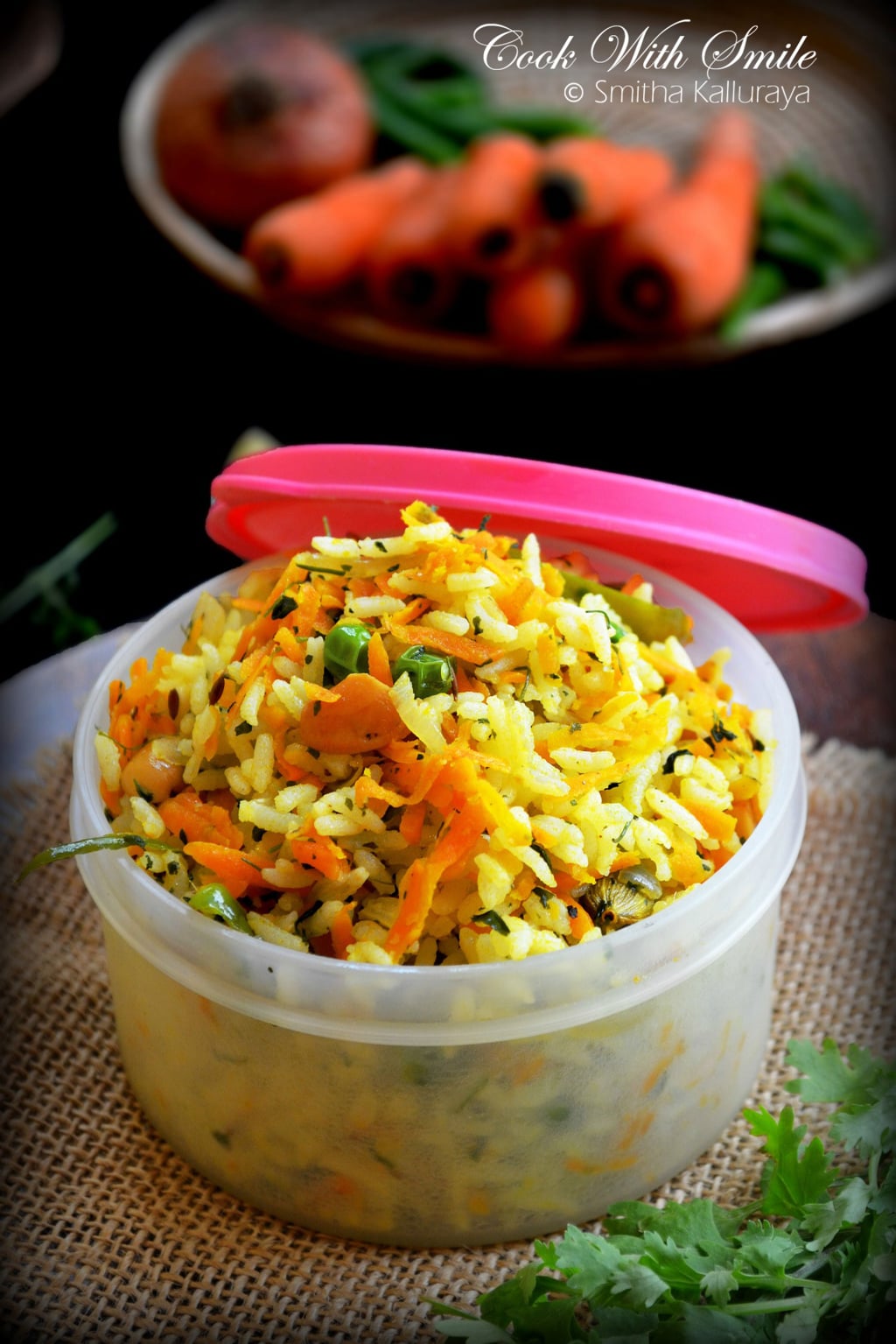 methi carrot rice recipe