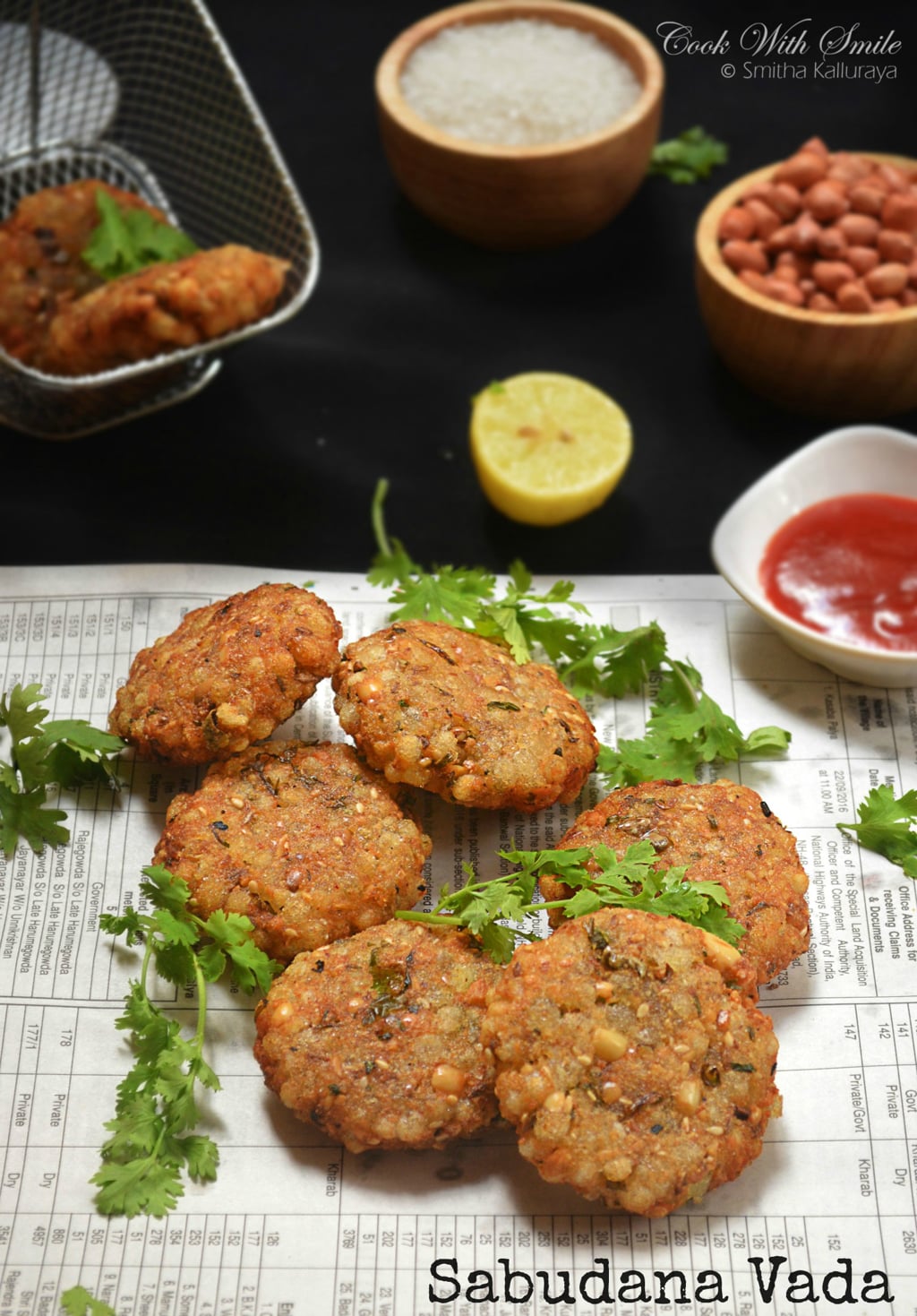step by step recipe for sabudana vada