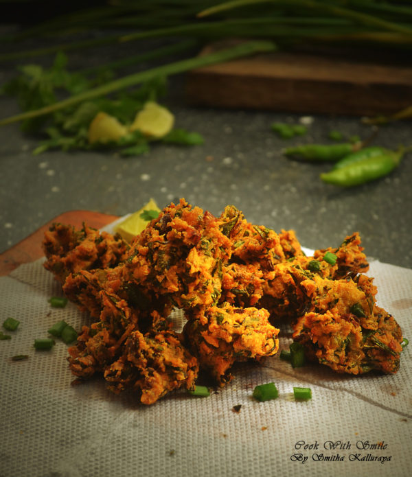 spring onion pakoda recipe spring onion pakoda