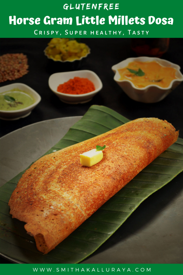 HORSE GRAM LITTLE MILLETS DOSA / HURALI DOSA / KOLLU SAMAI DOSA Cook