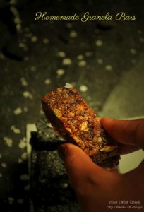 homemade granola bars