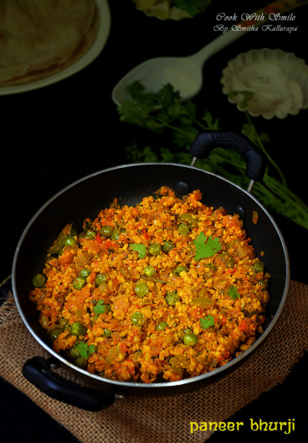 paneer bhurji recipe paneer bhurji