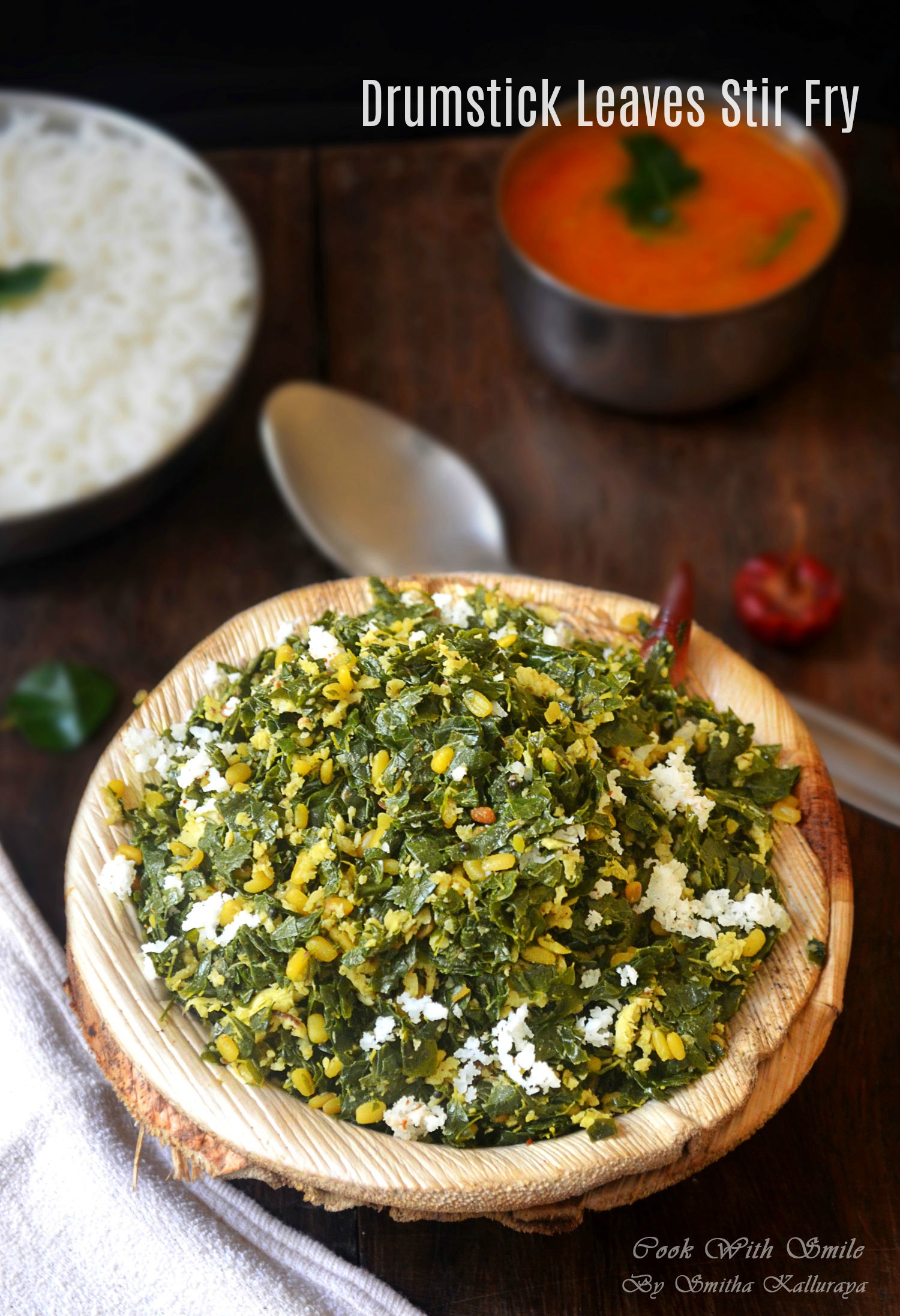 DRUMSTICK LEAVES stir fry