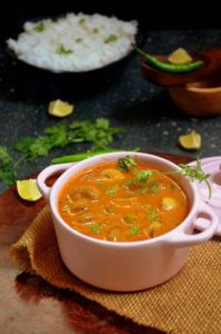 Mushroom matar masala