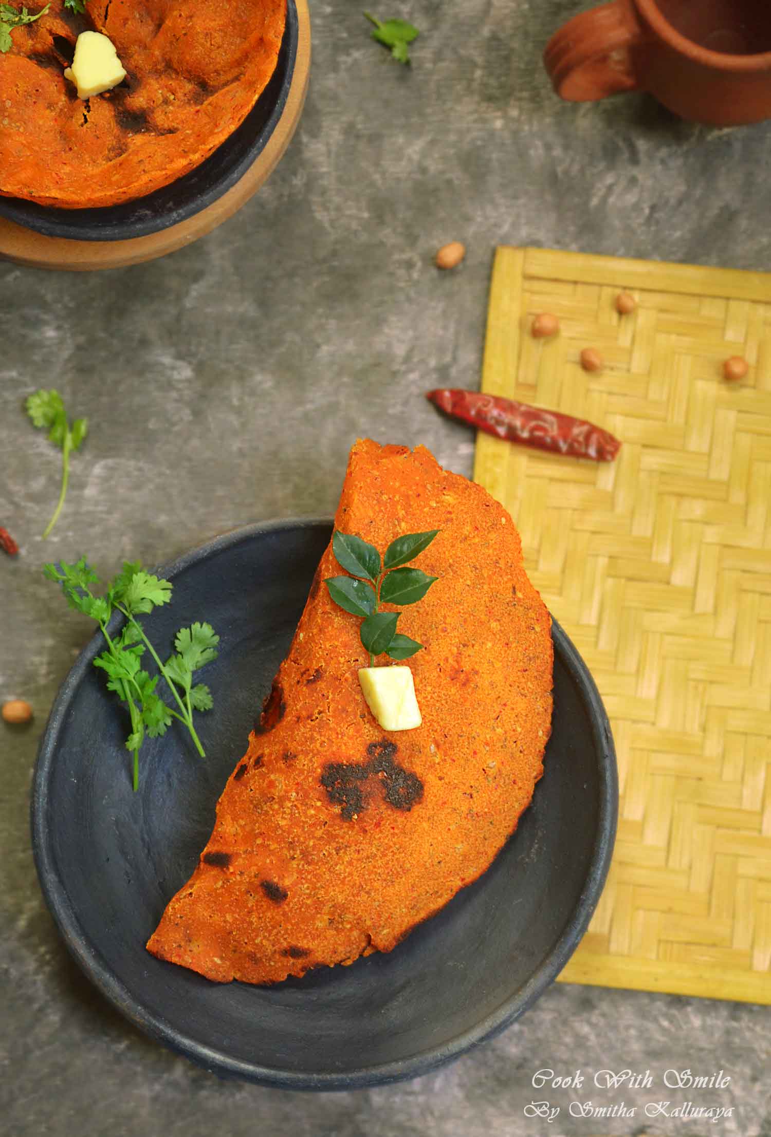 khara akki rotti