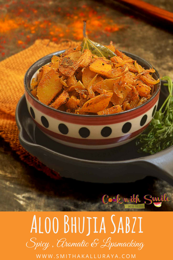 ALOO BHUJIA SABZI / POTATO STIR FRY NORTH INDIAN STYLE Recipe Cook