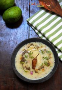 Raw mango raita