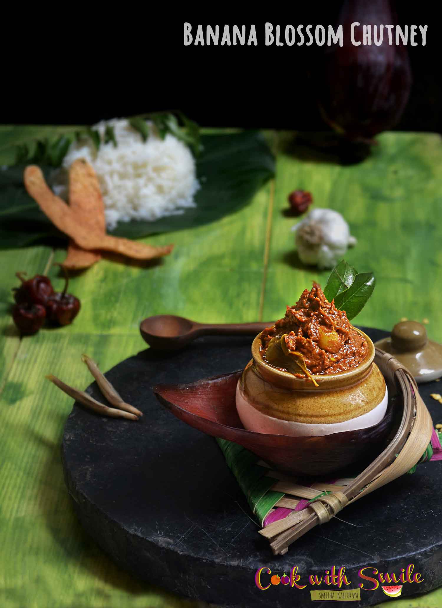 BANANA FLOWER CHUTNEY