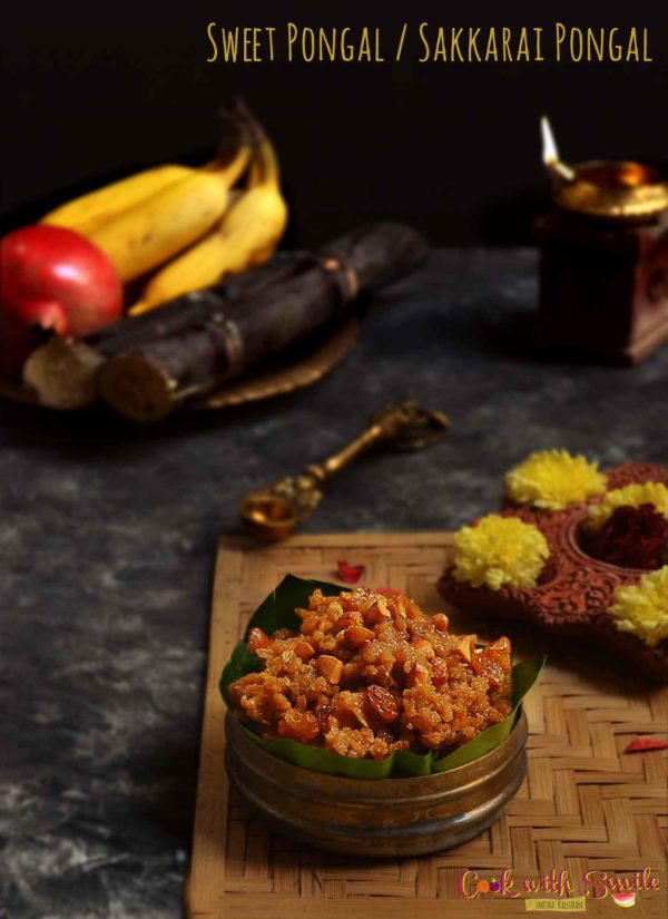 sakkarai-pongal-recipe sweet pongal recipe