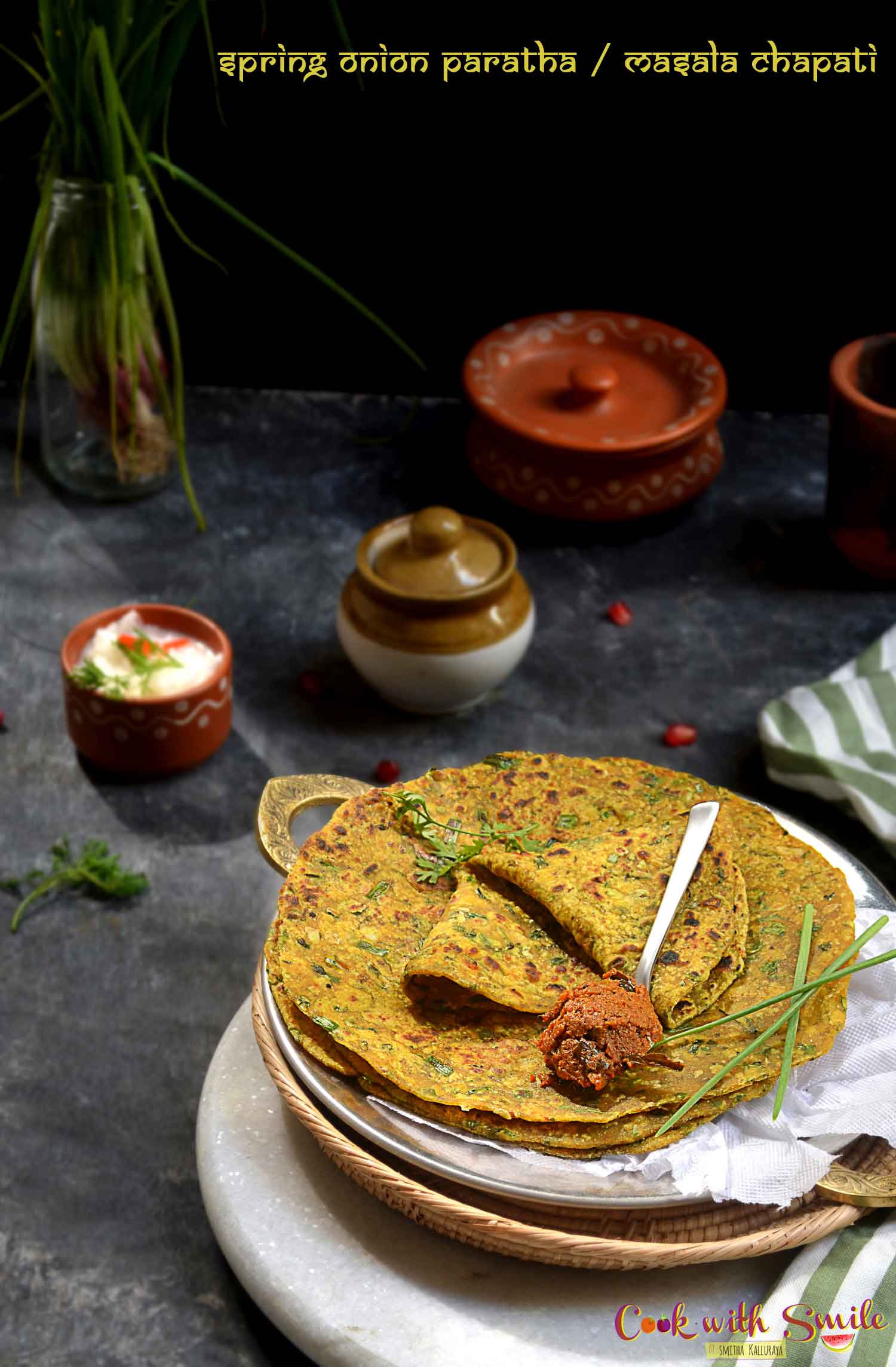 SPRING ONION PARATHA