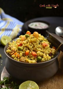 millet pulao recipe