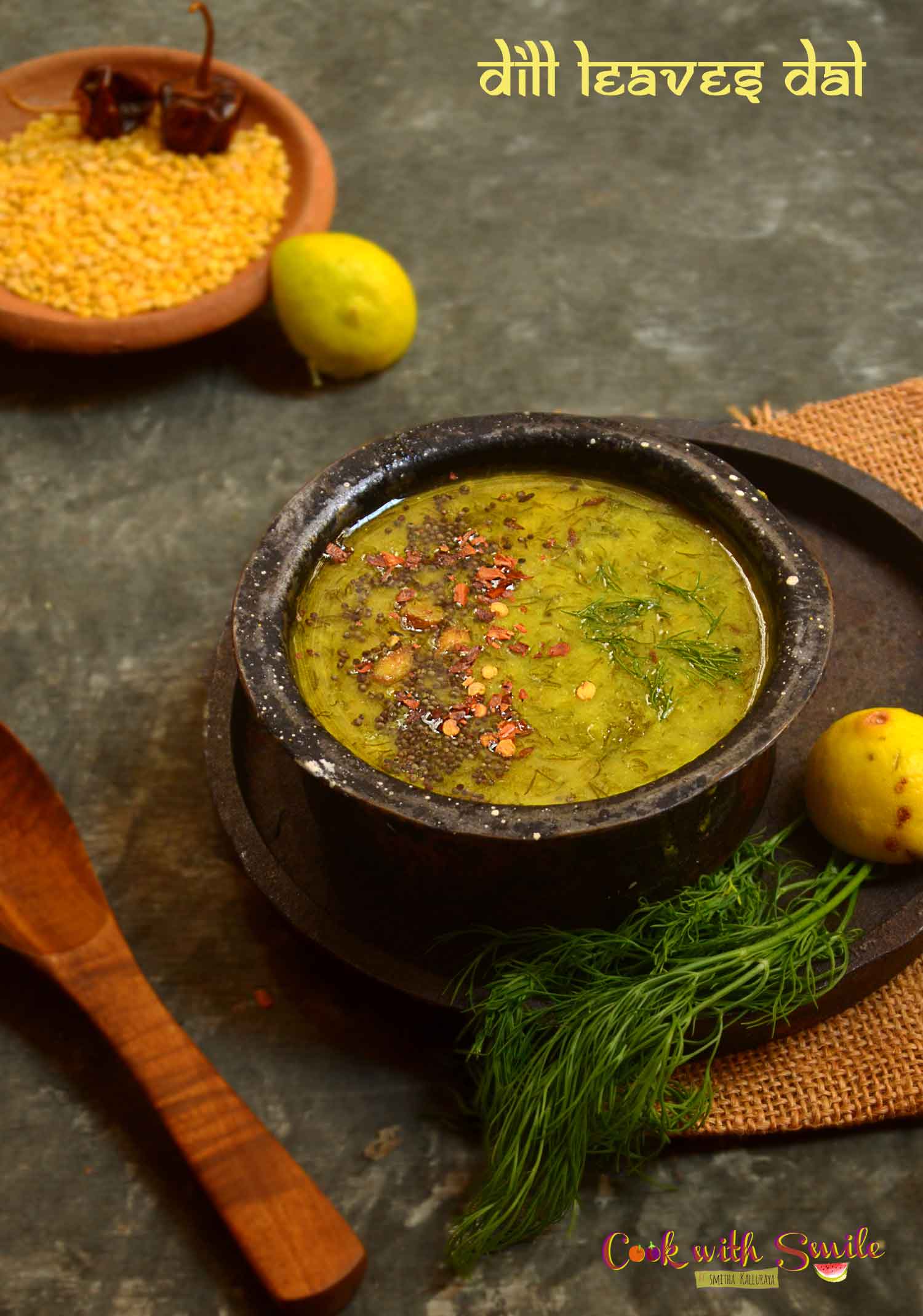 dill leaves dal recipce