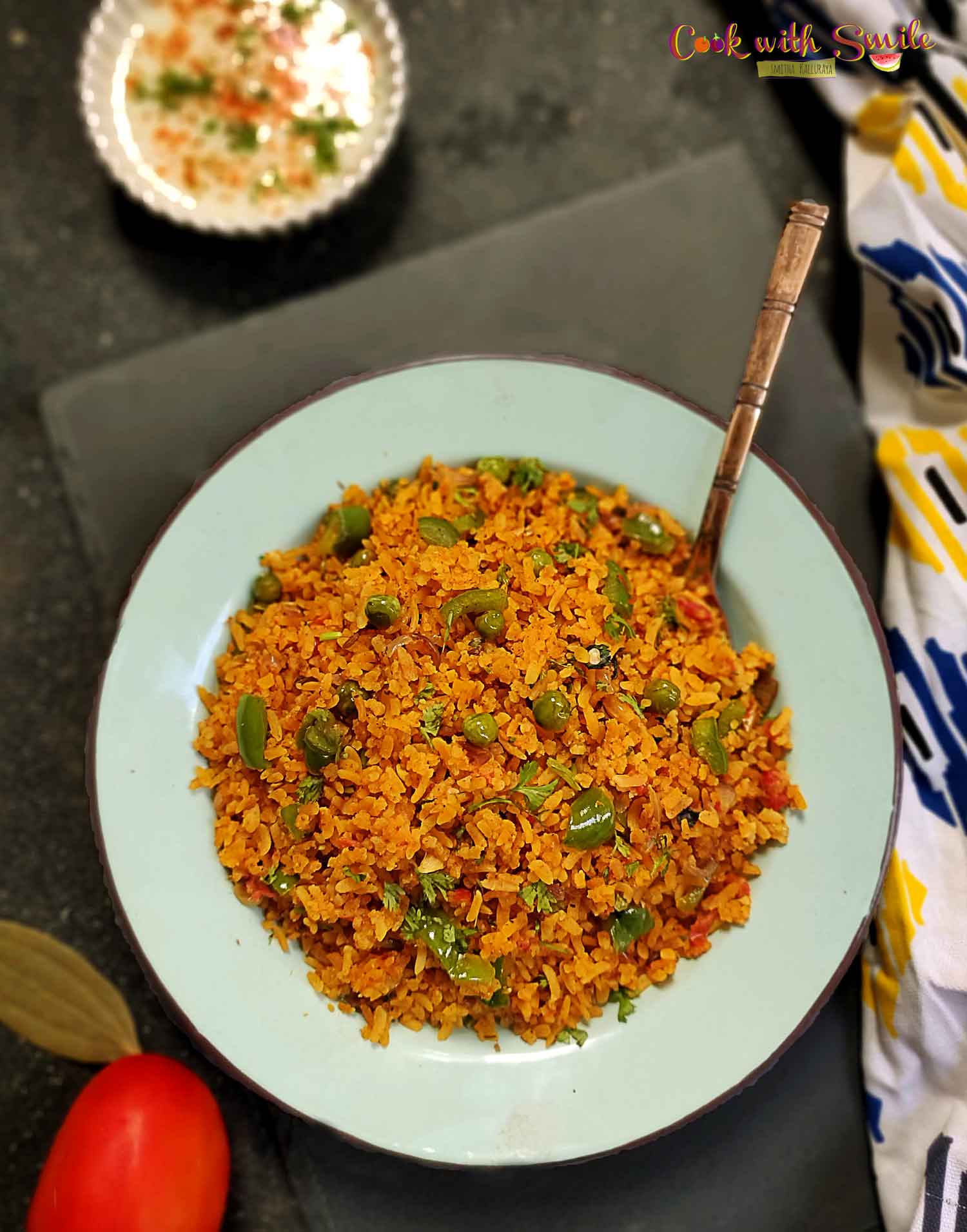 TOMATO POHA RECIPE