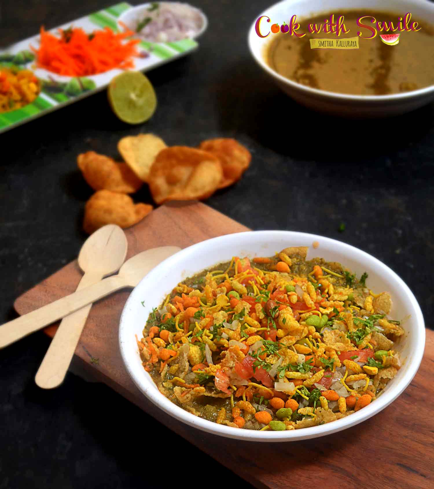 MASALA PURI CHAAT RECIPE MASALA PURI RECIPE Cook With Smile