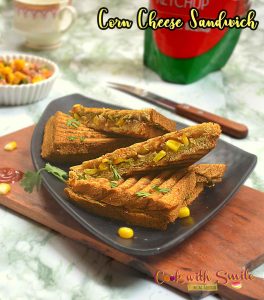 corn cheese sandwich recipe