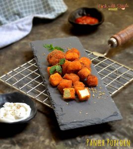 Paneer popcorn recipe