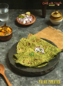 palak paratha recipe