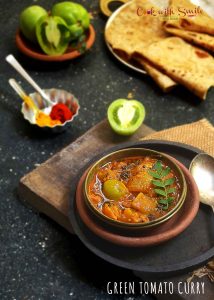green tomato gojju