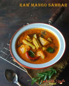 raw mango sambar recipe