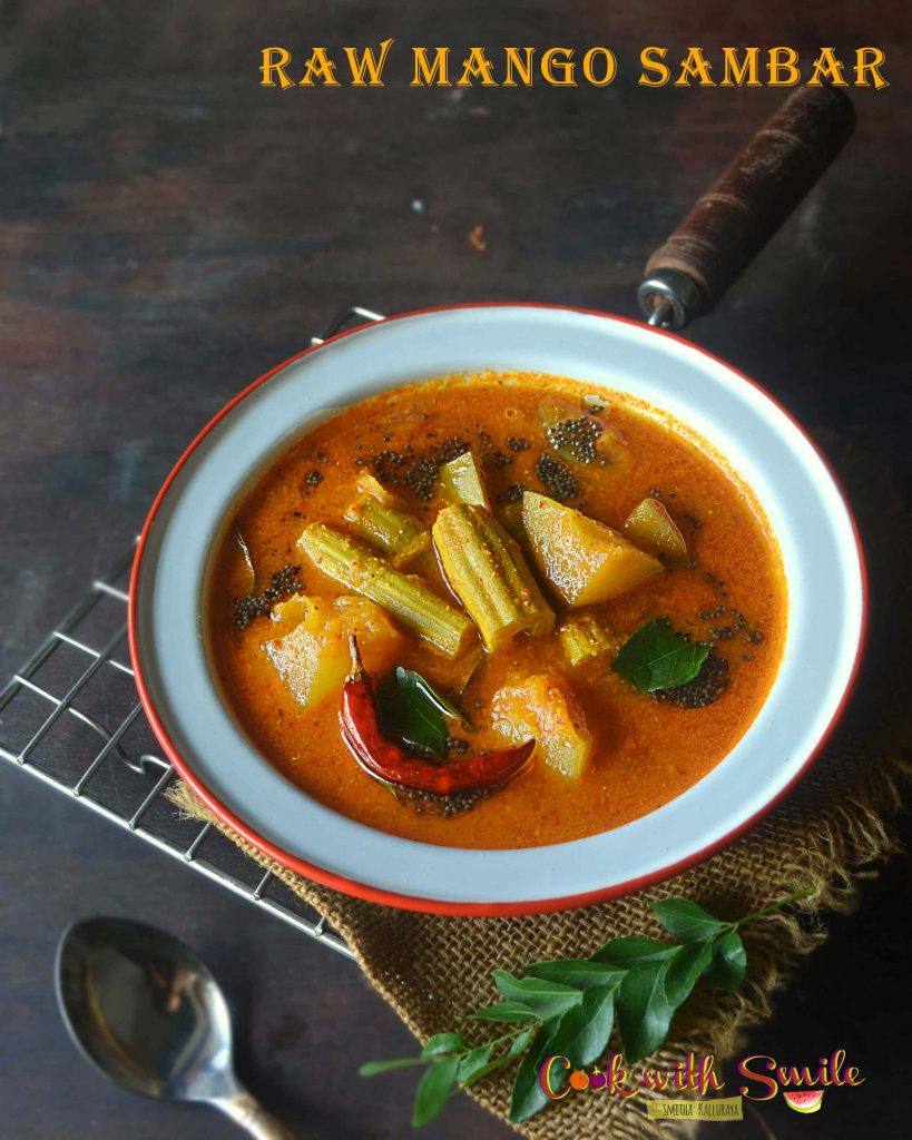 RAW MANGO SAMBAR RECIPE