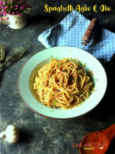 spaghetti aglio olio recipe