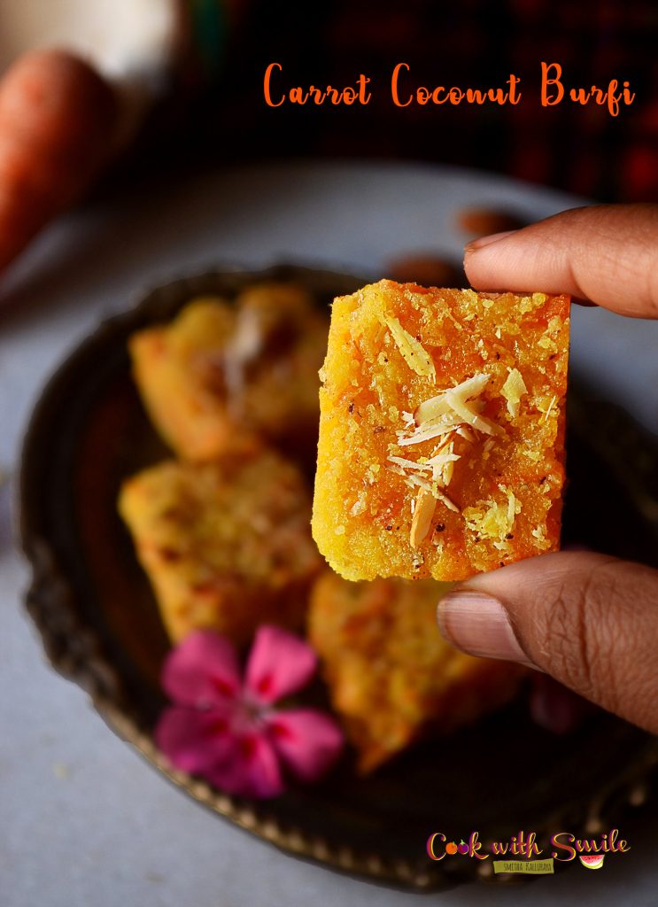 carrot burfi recipe